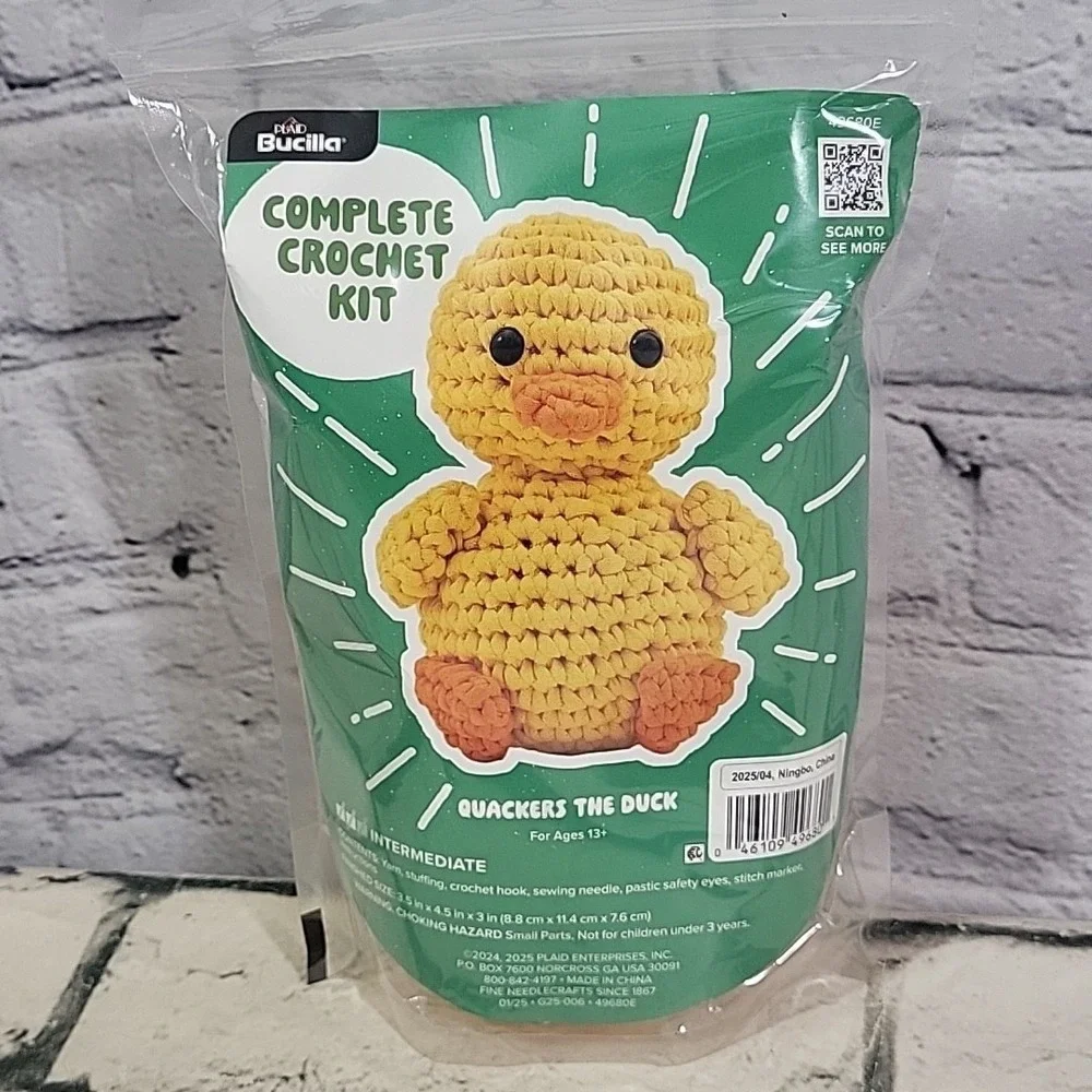 Bucilla Complete Crochet Kit, Quackers 5